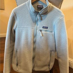 Patagonia Retro Pile Fleece Light Blue Jacket